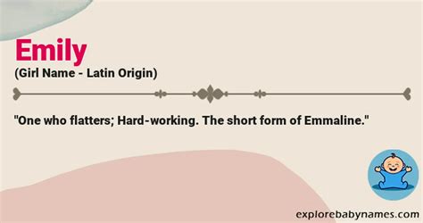 Emily Name Meaning Origin Pronunciation And Ranking