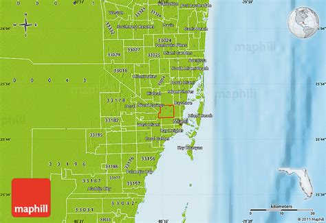 Miami Zip Code Map