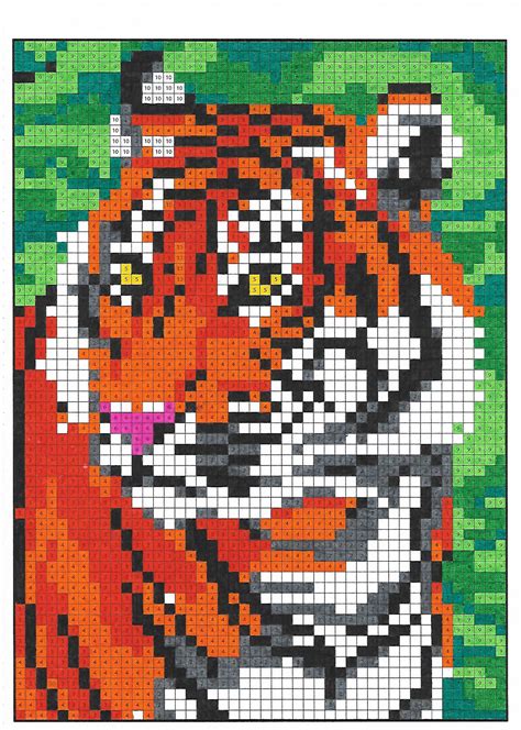 Pin By Judy Nichols On Pages I Colored Pixel Art Pattern Easy Pixel Art Pixel Art