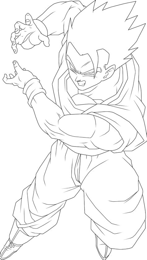 Ultimate Gohan Coloring Pages Coloring Pages