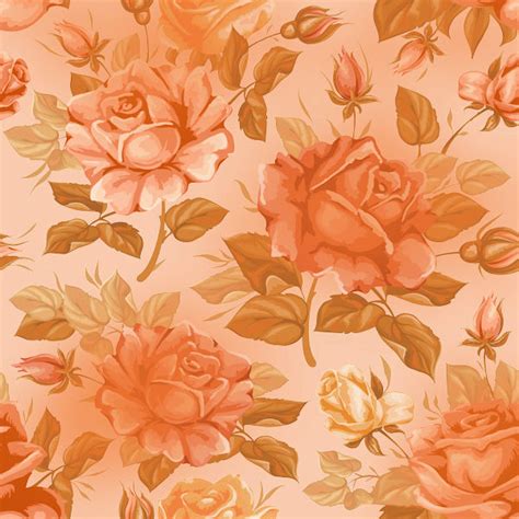 Orange Pattern Digital Background Papers By Kreations By Sparky