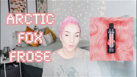 Arctic Fox Frose I Dying My Hair Pink At Home Youtube