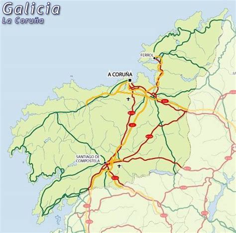 Map Of La Coruña Map For Planning Your Holiday In La Coruña La Coruña