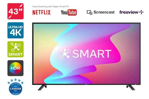 Kogan 43 Smart Hdr 4k Led Tv Series 8 Mu8010 Led Tv Tv Deals Smart Tv