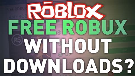 Free Robux No Surveys Free Roblox Giveaways Youtube