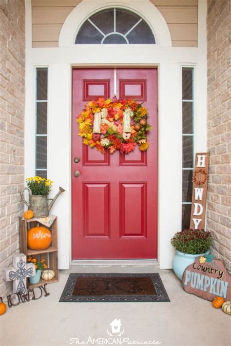 Ideas For Decorating A Small Front Porch For Fall The