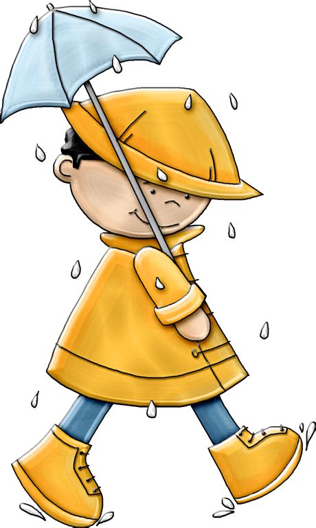Kstew Rainraingoaway Boy Umbrella Boy In Rain Png Free Transparent