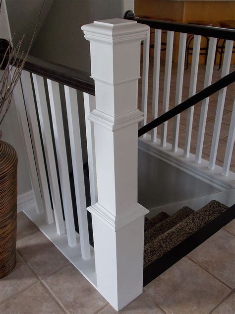 Diy Stair Banister Renovation Using Existing Railing And Newel Post