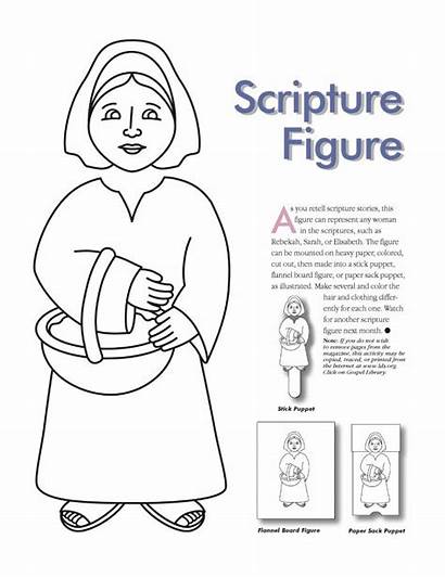 Bible Scripture Figure Woman Ruth Puppet Lds