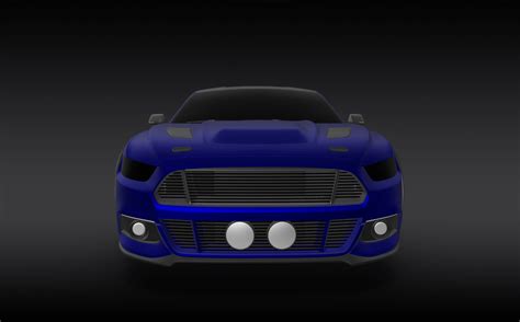 Descargar Archivo Stl Ford Mustang Gt500 Eleanor 2015 Modelo 3d • Plan