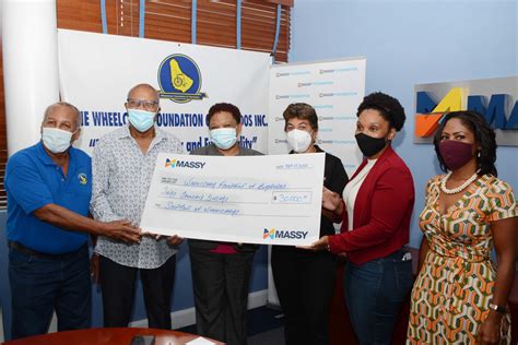 Massy Foundation Makes Timely Donation Barbados Today
