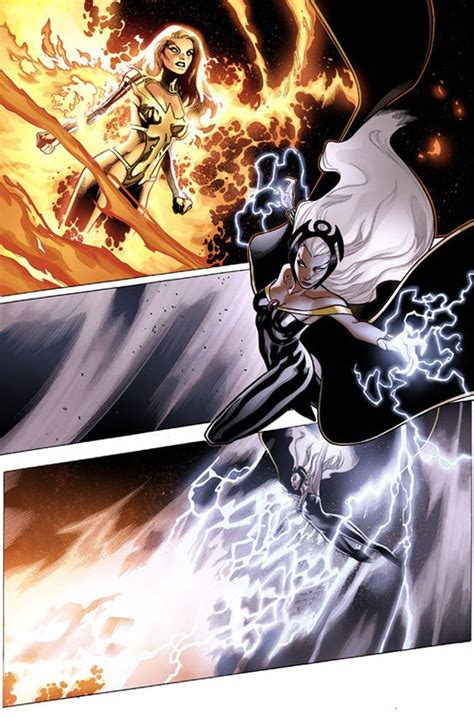 Emma Frost The Black Queen And Ororo Munroe Storm An Artist