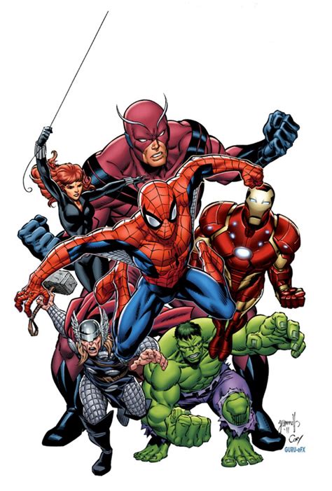 Marvel Superheroes By Guru Efx On Deviantart Marvel Planos De Fundo