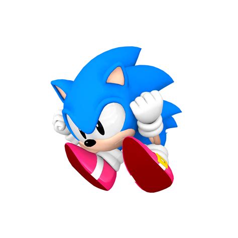 Classic Sonic Spin Attack Render By Bandicootbrawl96 On Deviantart