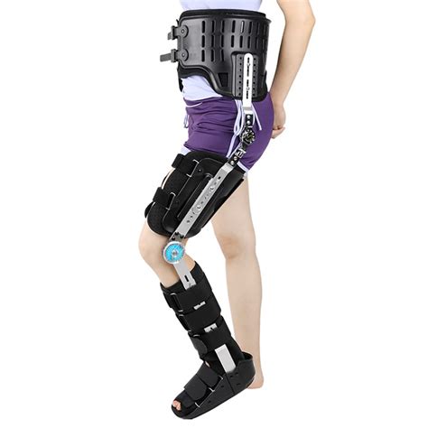 Hip Knee Ankle Foot Orthosis Rehabilitation Equipment Fixed Brace Leg Fracture Lower