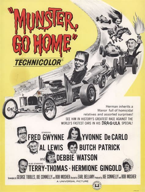 Munster Go Home 1966 Us Ad Slick Posteritati Movie Poster Gallery