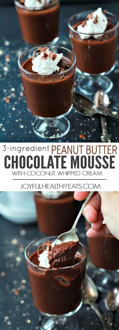 When using stabilized whipped cream as a frosting, the possibilities are truly endless! Easy Peanut Butter Chocolate Mousse with Coconut Whipped ...