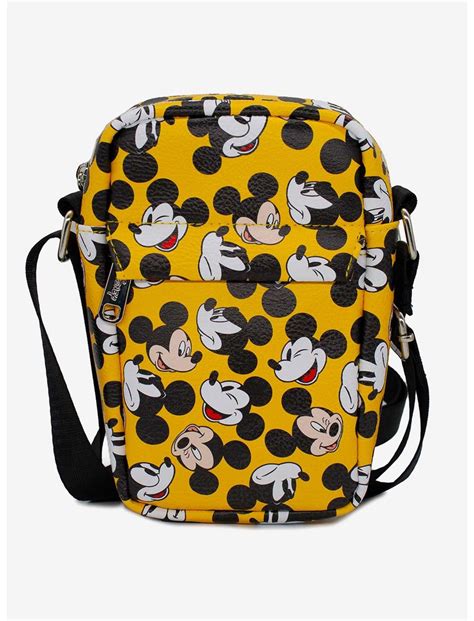 Disney Mickey Mouse Through The Years Vegan Leather Crossbody Bag Her