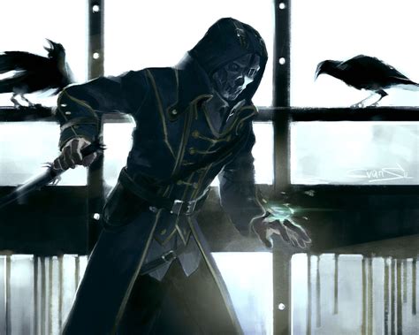 Corvo Attano From Dishonored A Crow Among Crows Game Art Hq