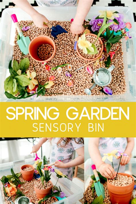Spring Garden Sensory Bin Spring Crafts And Activities