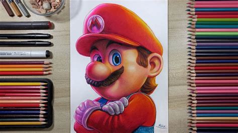 Drawing Mario The Super Mario Bros Movie Fame Art Youtube