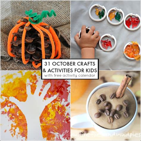 31 Fall And Halloween Activities For Kids Free October Activity Calendar