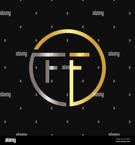 Initial Ff Letter Logo Creative Typography Vector Template Creative