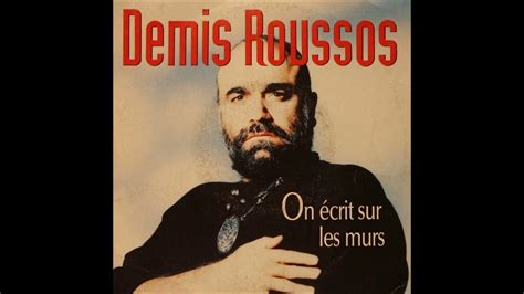 Demis Roussos On Ecrit Sur Les Murs 1989 Vinyl 45 Rpm Label Emi France