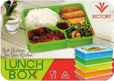 Adapaun untuk tempat box nya. Kotak Nasi Box Kekinian - Kotak Makan Katering Lunch Box ...