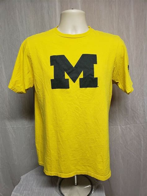 University Of Michigan Adult Yellow Tshirt Zelitnovelty