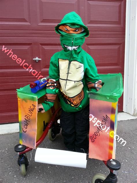 It also can affect other body functions that involve motor skills and muscles, like breathing, bladder and bowel control, eating, and talking. Wheelchair Costumes: Boy | Teenage mutant ninja turtles ...