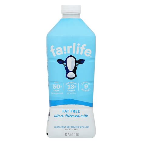Fairlife Fat Free Lactose Free Milk Shop Milk At H E B
