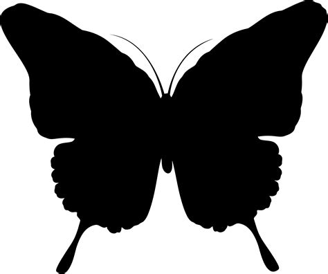 Clipart Butterfly Silhouette 2