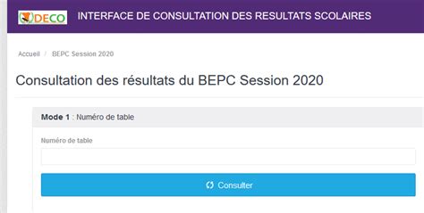 Consultation Des Résultats Bepc Session 2022 2023 En Cote Divoire