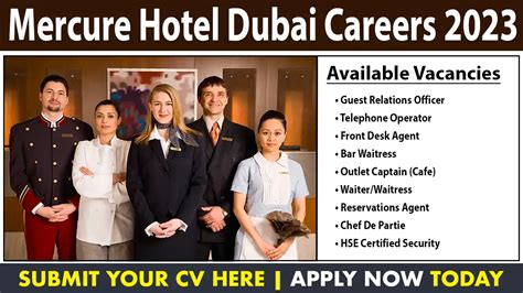 mercure hotel dubai careers urgent job vacancies in dubai 2023 24