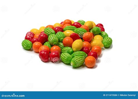 Chewing Gums Isolated On White Background Stock Photo Image Of Pile