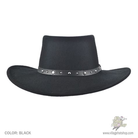 Stetson Black Hawk Crushable Cowboy Hat Western Hats