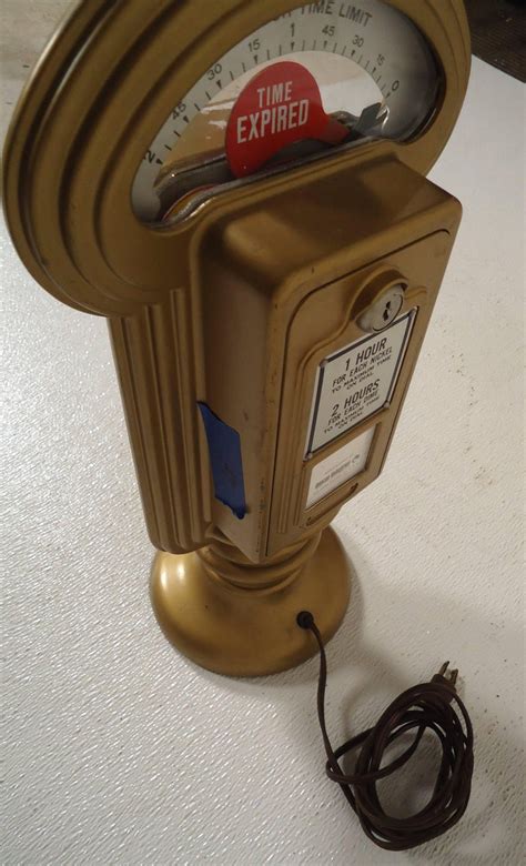 Vintage Duncan Miller Parking Meter Table Lamp For Sale At
