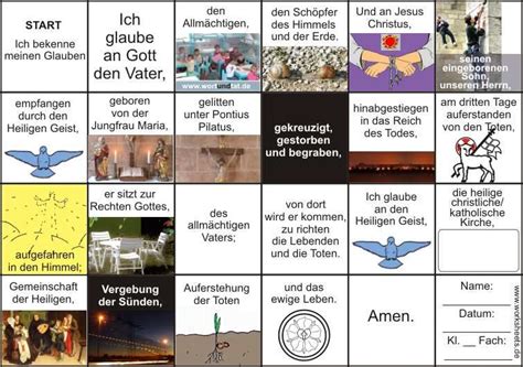 Ostermontag geht es um die emmausjünger pfingsten für kinder erzählt. Glaubensbekenntnis evangelisch katholisch Puzzle ...