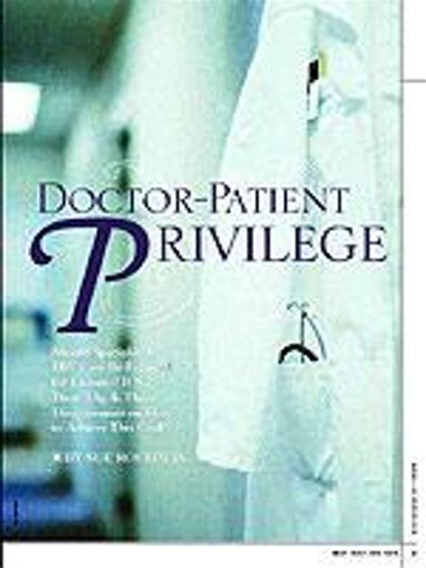 Doctor Patient Privilege