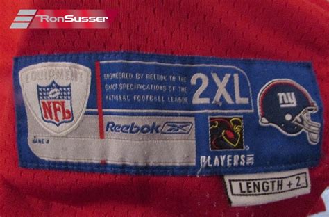 Nfl New York Giants Tiki Barber 21 Red Jersey Sz 2xl By Reebok