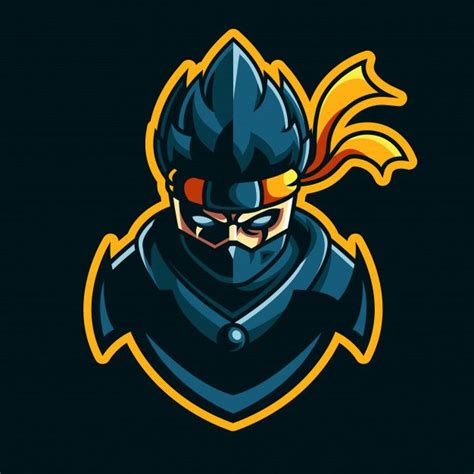 Premium Vector Ninja E Sport Mascot Logotipo Artístico Diseño De