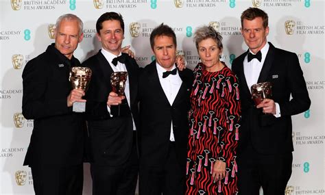 Times Up Descends On Baftas As ‘three Billboards Wins 5 Awards The