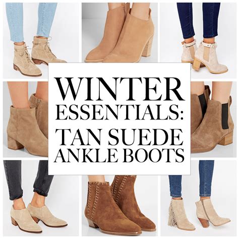 Winter Essentials Tan Suede Ankle Boots Silver Girl