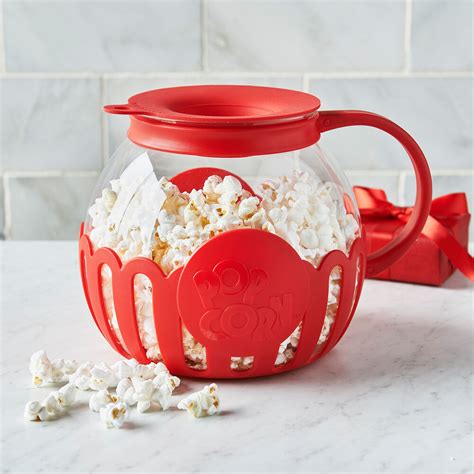 This Glass Microwave Popcorn Popper Makes Buttery Popcorn In No Time