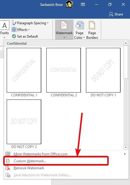 How To Add Watermarks To Microsoft Word Documents To Brand Them