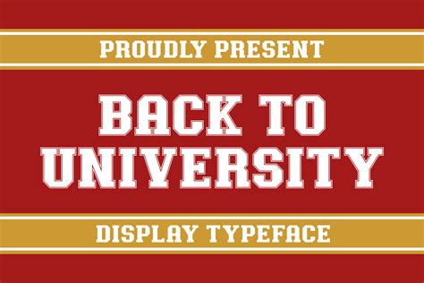 Back To University Font Fonts Hut
