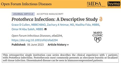 Mayo Clinic Infectious Diseases On Twitter Publication Alert