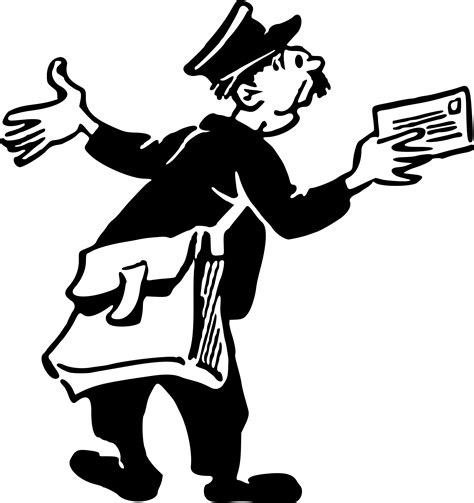 Mailman Clipart Mail Carrier Mailman Mail Carrier Transparent Free For