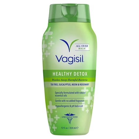 Vagisil Healthy Detox Daily Intimate Vaginal Feminine Wash 12 Oz 1